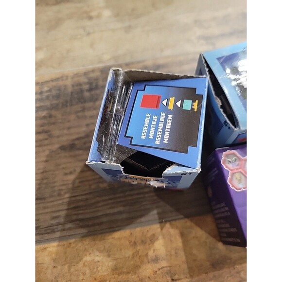 Mattel Minecraft Mob Head Mini Blind Box Figures NEW Lot Of 7 Green, Blue Box - Picture 9 of 9